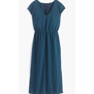 J. Crew laser cut midi dress